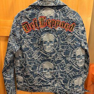 Rare Robert Graham Def Leppard Denim Jacket